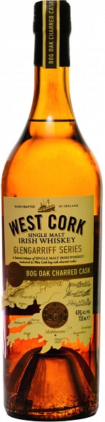 Виски Вест Корк Бог Оак Шард Каск (West Cork Bog Oak Charred Cask) 0,7л Крепость 43%