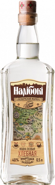 Водка Налибоки Хлебная (Naliboki Hlebnaya) особая 0,5л Крепость 40%