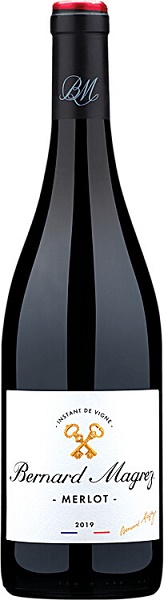 Вино Бернар Магре Мерло (Bernard Magrez Merlot) красное сухое 0,75л Крепость 14%