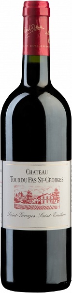Вино Шато Тур дю Па Сен-Жорж (Chateau Tour Du Pas Saint Georges) красное сухое 0,75л Крепость 13% 