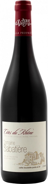Вино Домен ля Сабатьер (Domaine la Sabatiere) красное сухое 0,75л Крепость 13%