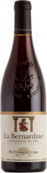 Вино М. Шапутье Шатонёф-дю-Пап Ла Бернардин (M. Chapoutier) красное сухое 0,75л Крепость 15%