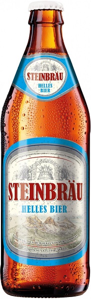 Пиво Штайнброй Хеллес (Steinbrau Helles) светлое 0,5л Крепость 5,2%