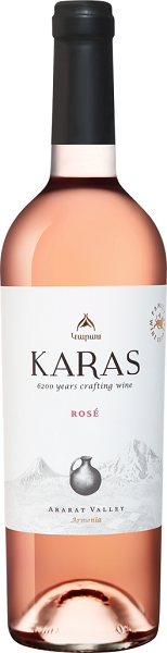 Вино Карас Розе (Karas Rose) розовое сухое 0,75л Крепость 12,5%