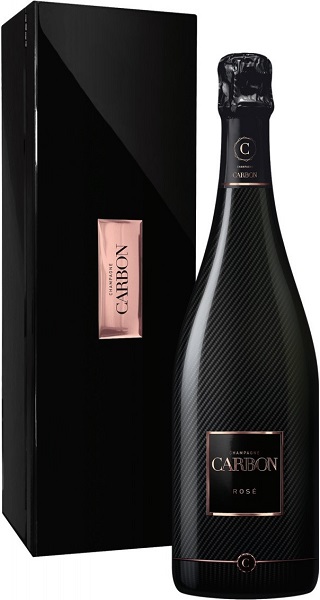 Шампанское Кюве Карбон Розе (Cuvee Carbon) розовое брют 0,75л 12% в подарочной коробке