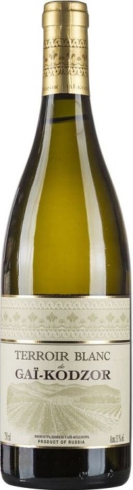 Вино Терруар Блан де Гай-Кодзор (Terroir Blanc de Gai-Kodzor) белое сухое 0,75л Крепость 12,5%