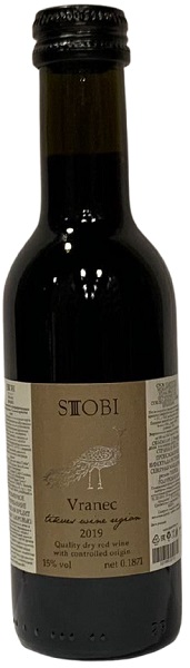Вино Стоби Вранец (Stobi Vranec) красное сухое 187мл Крепость 15%