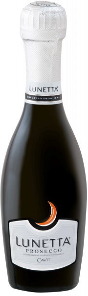 Вино игристое Кавит Лунетта Просекко (Cavit Lunetta Prosecco) белое брют 200 мл Крепость 11%
