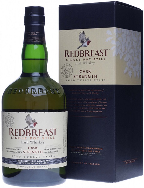 Виски Редбрист Каск Стренч (Redbreast Cask Strength) 12 лет 0,7л 58,1% в подарочной коробке