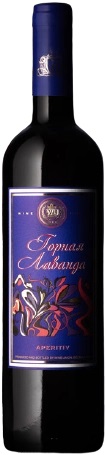 Вино Прасковейское Горная Лаванда (Praskoveiskoe Mountain Lavender) красное полусладкое 0,75л 12%.