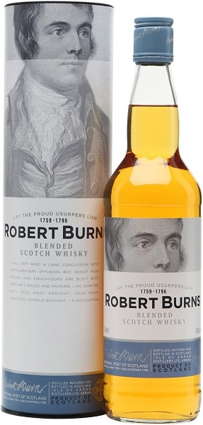 Виски Роберт Бёрнс Бленд (Whiskey Robert Burns Blend) 0,7л 40% в тубе