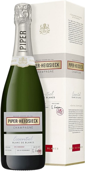 Шампанское Пайпер-Хайдсик Эссенсьель Блан де Блан (Piper-Heidsieck) белое брют 0,75л 12% в коробке 