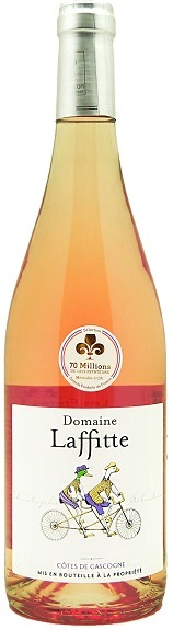 Вино Домен Лафит Розе (Domaine Laffitte Rose) розовое сухое 0,75л Крепость 12%