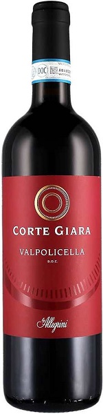 Вино Корте Джара Вальполичелла (Corte Giara Valpolicella) красное сухое 0.75л Крепость 12,5%