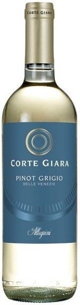 Вино Корте Джара Пино Гриджио (Corte Giara Pinot Grigio) белое полусухое 0,75л Крепость 12,5%