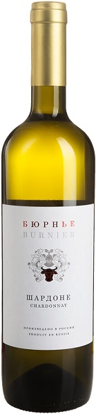 Вино Бюрнье Шардоне (Burnier Chardonnay) белое сухое 0,75л Крепость 13,5%