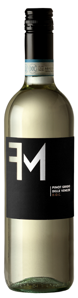 Вино ФM Пино Гриджио (FM Pinot Grigio) белое сухое 0,75л Крепость 12%