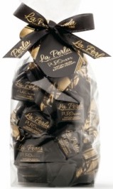 Конфеты шоколадные Ля Перла Трюфель Черный  (La Perla) без сахара без глютeна 200гр