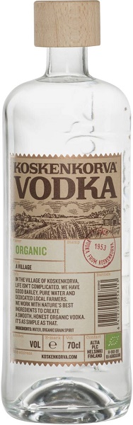 Водка Коскенкорва Органик (Koskenkorva Organic) 0,7л Крепость 40%