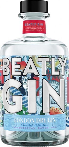 Джин Битли Лондон Драй (Beatly London Dry Gin) 0,7л Крепость 40%