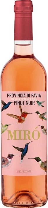 Вино игристое Миро Пино Нуар Фриззанте (Miro Pinot Noir Frizzante) розовое брют 0,75л Крепость 11%