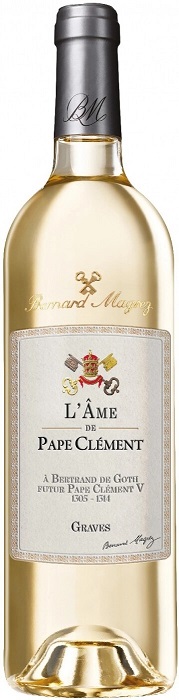 Вино Душа Пап Клеман (L'Ame de Pape Clement) белое сухое 0,75л Крепость 13%