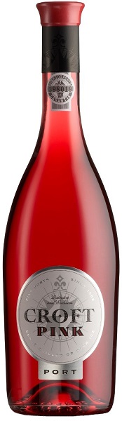 Вино ликерное Портвейн Крофт Пинк Порт (Croft) розовое сладкое 0,75л Крепость 19,5%