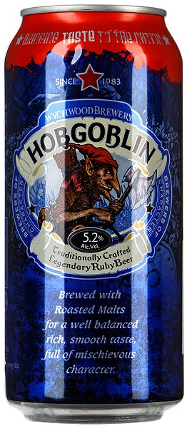 Пиво Вичвуд Хобгоблин (Wychwood Hobgoblin) фильтрованное темное 0,5л 4,5% в жестяной банке