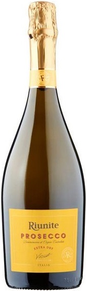 Вино Риуните Просекко (Riunite Prosecco) белое брют 0.75л Крепость 11%