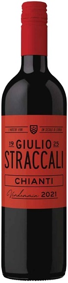 Вино Джулио Страккали Кьянти (Giulio Straccali Chianti) красное сухое 0.75л Крепость 13%