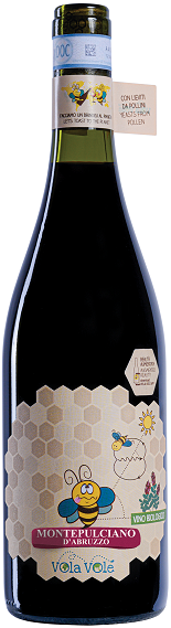 Вино Вола Воле Монтепульчано д'Абруццо (Vola Vole Montepulciano) красное полусухое 0.75л 13%