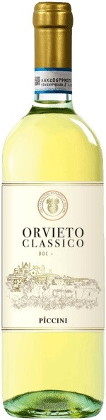 Вино Пиччини Орвието Классико (Piccini Orvieto Classico) белое сухое 0,75л Крепость 12,5%