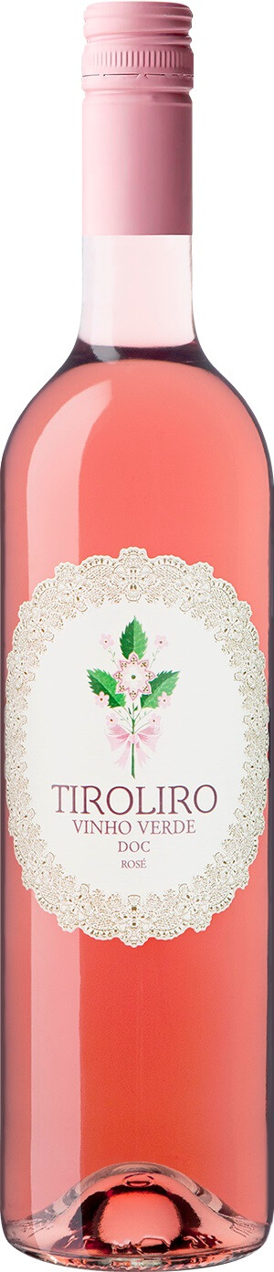 Вино Тиролиро Виньо Верде (Tiroliro Vinho Verde) розовое полусухое 0,75л Крепость 11%