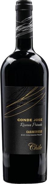 Вино Конде Хосе Резерва Привада Карменере (Conde Jose) красное сухое 0,75л 13,5%