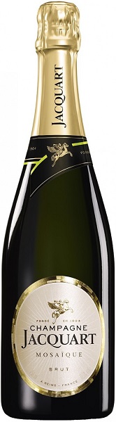 Шампанское Жакарт Брют Мозаик (Jacquart) белое брют 0,75л Крепость 12,5%. 