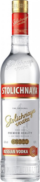 Водка Столичная (Stolichnaya) 0,5л Крепость 40%