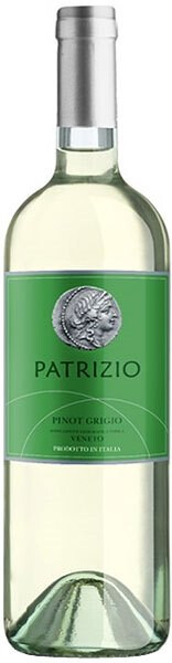 Вино Патрицио Пино Гриджио (Patrizio Pinot Grigio) белое сухое 1,5л Крепость 12%