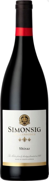 Вино Симонсиг Шираз (Simonsig Shiraz) красное сухое 0,75л Крепость 14,5%.