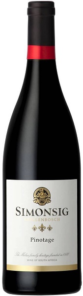 Вино Симонсиг Пинотаж (Simonsig Pinotage) красное сухое 0,75л Крепость 13,5%