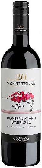 Вино Зонин Монтепульчано д'Абруццо (Zonin Montepulciano d'Abruzzo) красное сухое 250мл Крепость 13%