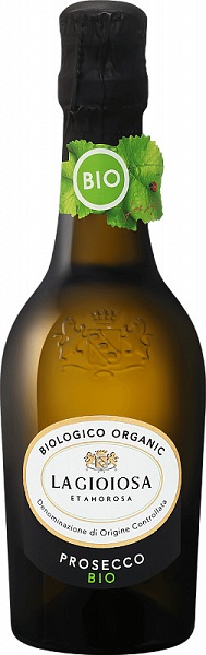 Вино игристое Ла Джойоза Просекко БИО (La Gioiosa) белое брют 375мл Крепость 11%