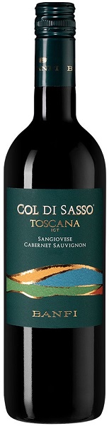 Вино Банфи Коль ди Сассо (Banfi Col di Sasso) красное полусухое 0,75л Крепость 13%