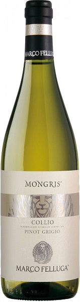 Вино Коллио Монгрис Пино Гриджо (Collio Mongris Pinot Grigio) белое сухое 0,75л Крепость 13,5%