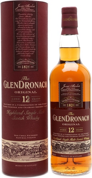 Виски Глендронах Ориджинал (Whiskey The Glendronach Original) 12 лет 0,7л Крепость 43% в тубе