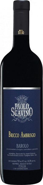 Вино Паоло Скавино Брикко Амброджио (Paolo Scavino) натуральное красное сухое 0,75л 14,5%
