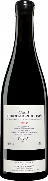 Вино Ками Пессеролес Приорат (Cami Pesseroles Priorat) красное сухое 0,75л Крепость 14,5%