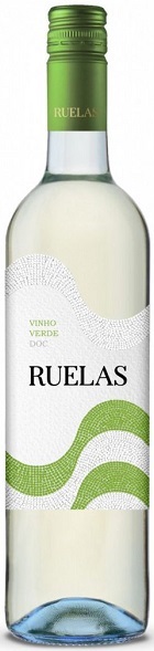 Вино Руэлас Виньо Верде (Ruelas Vinho Verde) белое полусухое 0,75л Крепость 10,5%