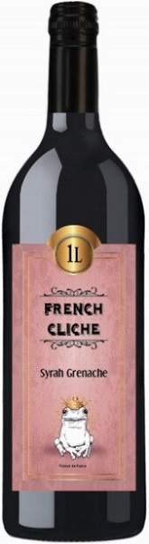 Вино Френч Клише Сира-Гренаш (French Cliche Syrah-Grenache) красное сухое 1л Крепость 13%