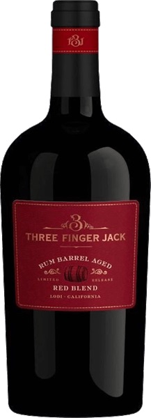 Вино Три Фингер Джек Ром Баррел Эйжд Ред Бленд (Three Finger Jack) красное сухое 0,75л 14,5%