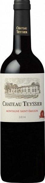 Вино Шато Тэссье Монтань Сент-Эмилион (Chateau Teyssier) красное сухое 0,75л Крепость 14,5%
